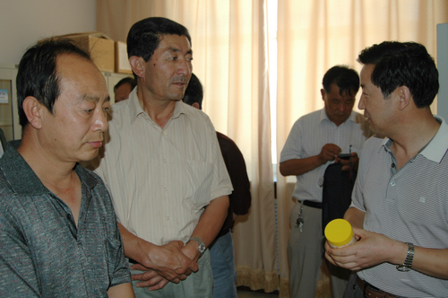 酒泉市人大常委會領(lǐng)導(dǎo)來公司檢查科學(xué)技術(shù)進步“一法一條例”實施情況